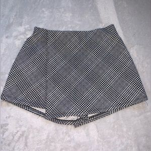 Shorts with skirt cover